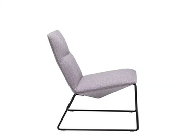 CAPRI LOUNGE BU1738 - Sled base upholstered armchair by Andreu World - view 3